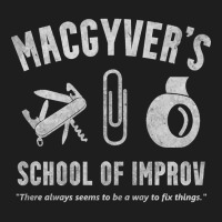 Macgyver's School Of Improv (2) Classic T-shirt | Artistshot