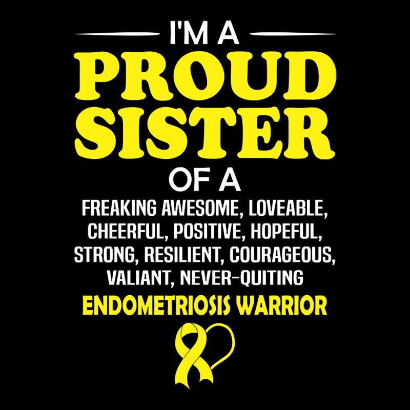 Proud Sister Of An Endometriosis Awareness Warrior Adjustable Cap by Jerhogen528 | Artistshot