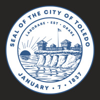 Seal Of Toledo, Ohio (usa) Ladies Fitted T-shirt | Artistshot