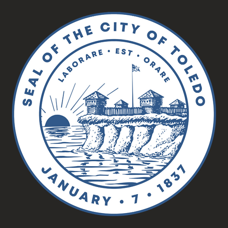 Seal Of Toledo, Ohio (usa) Ladies Fitted T-Shirt by Jankonen637 | Artistshot