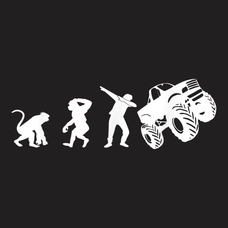 Funny Evolution Of Monster Trucks Dabbing Dance Big Size Car T-shirt | Artistshot
