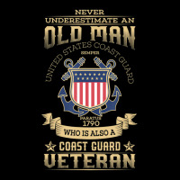 Mens Never Underestimate An Old Man Coast Guard Gif Youth Hoodie | Artistshot