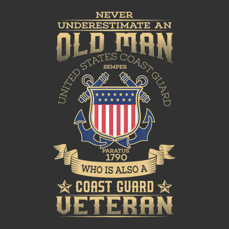 Mens Never Underestimate An Old Man Coast Guard Gif Baby Bodysuit | Artistshot