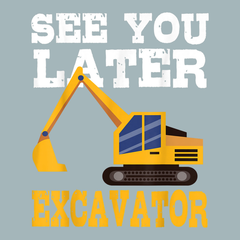 Funny Excavator  See You Later Excavator Toddler Kids Unisex Sherpa-lined Denim Jacket | Artistshot