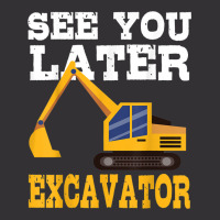 Funny Excavator  See You Later Excavator Toddler Kids Vintage Hoodie And Short Set | Artistshot