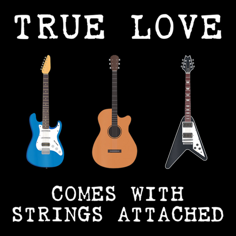 Guitar Player True Love Strings Attached Guitarist Musician Long Sleeve Shirts by rakinybluvic | Artistshot