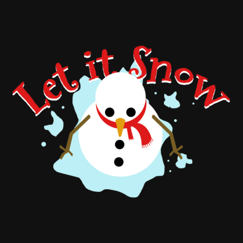 Let It Snow Winter Christmas Winter Snowman Graphic T-shirt by AcostaLopezJuan | Artistshot