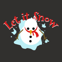 Let It Snow Winter Christmas Winter Snowman Champion Hoodie | Artistshot