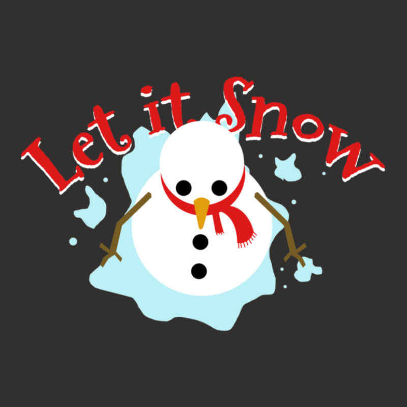 Let It Snow Winter Christmas Winter Snowman Champion Hoodie by AcostaLopezJuan | Artistshot