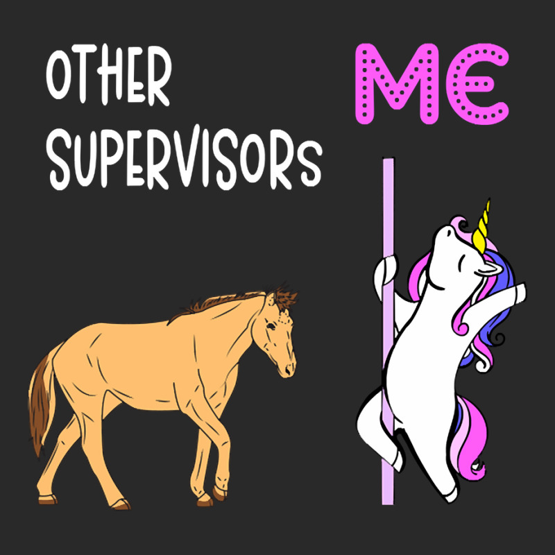 Supervisor - Unicorn & Horse Design Toddler T-shirt by poppyallen | Artistshot