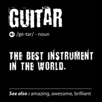 Guitar Definition The Best Instrument In The World Birthday Adjustable Cap | Artistshot