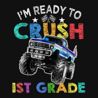 Funny I'm Ready To Crush 1st Grade Monster Truck Back To Sch Face Mask | Artistshot