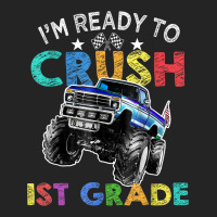 Funny I'm Ready To Crush 1st Grade Monster Truck Back To Sch 3/4 Sleeve Shirt | Artistshot