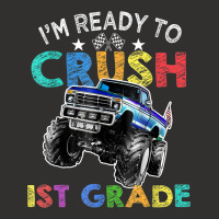 Funny I'm Ready To Crush 1st Grade Monster Truck Back To Sch Champion Hoodie | Artistshot