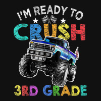 Funny I'm Ready To Crush 3rd Grade Monster Truck Back To Sch Face Mask | Artistshot