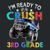 Funny I'm Ready To Crush 3rd Grade Monster Truck Back To Sch Crewneck Sweatshirt | Artistshot