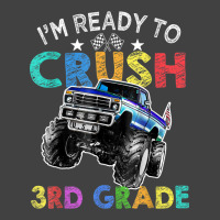 Funny I'm Ready To Crush 3rd Grade Monster Truck Back To Sch Vintage T-shirt | Artistshot