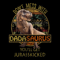 Dadasaurus Shir Rex Dada Saurus Dinosaur Faher Gif Adjustable Cap | Artistshot