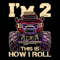 Funny Kids Monster Truck 2nd Birthday Party  Gift V-neck Tee | Artistshot