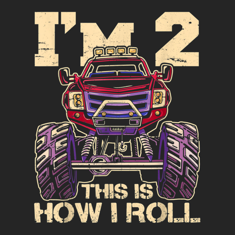 Funny Kids Monster Truck 2nd Birthday Party  Gift Unisex Hoodie | Artistshot