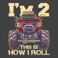 Funny Kids Monster Truck 2nd Birthday Party  Gift Vintage T-shirt | Artistshot