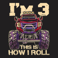 Funny Kids Monster Truck 3rd Birthday Party  Gift T-shirt | Artistshot