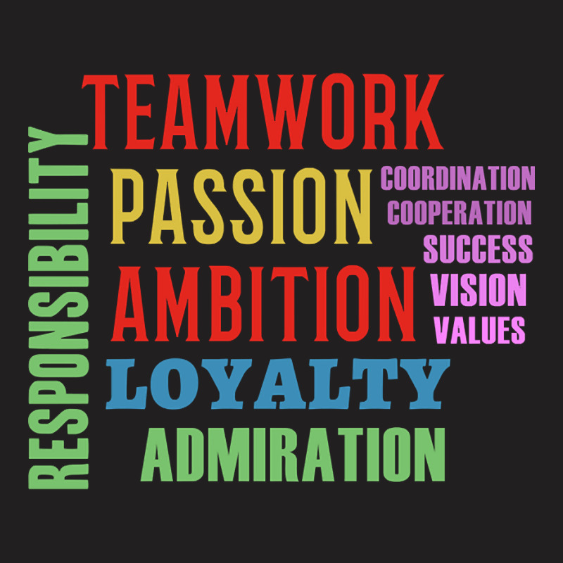 Teamwork Word Cloud T-shirt | Artistshot