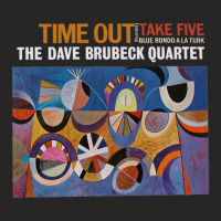 The Dave Brubeck Quartet Time Out '59 Ladies Fitted T-shirt | Artistshot