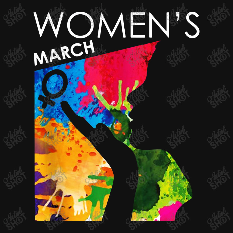 Womens March 2020 Cool Paint Round Patch | Artistshot