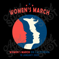 Women's March On California Fleece Short | Artistshot