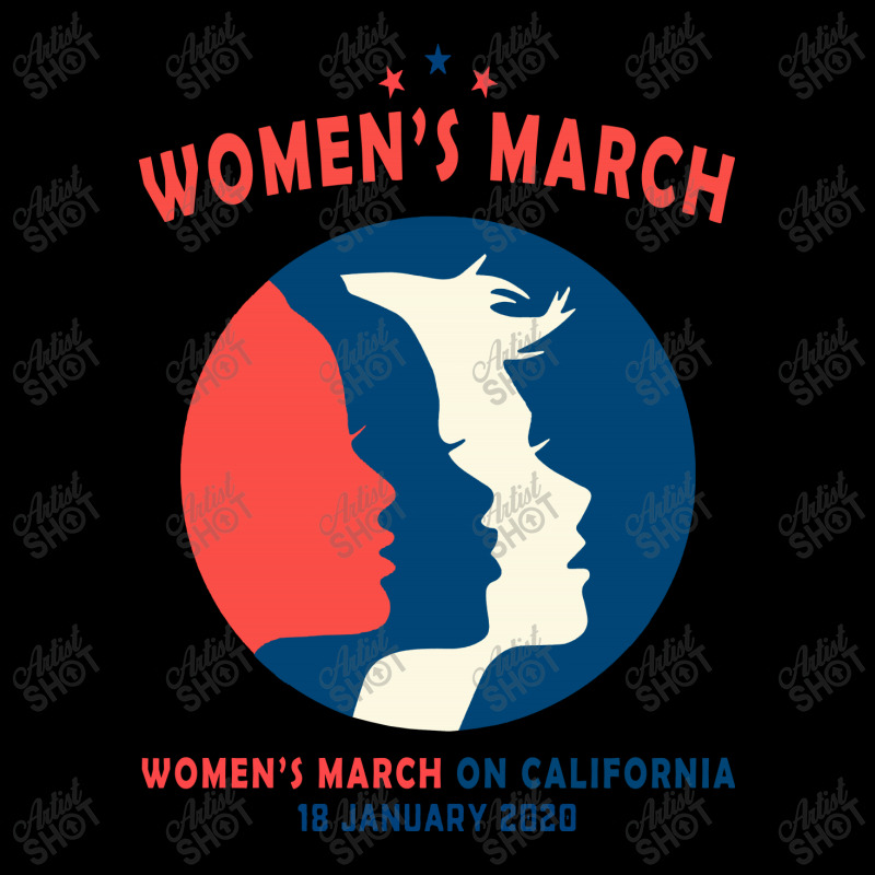 Women's March On California Fleece Short | Artistshot