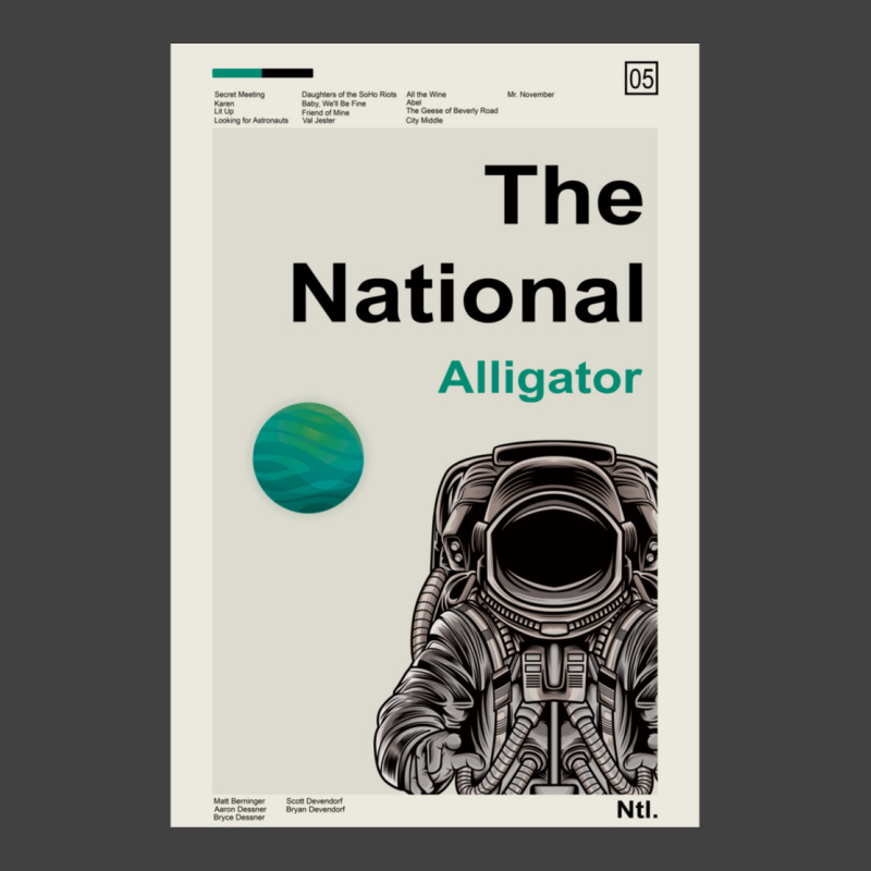 The National - Alligator Vintage T-Shirt by RonaldLagman | Artistshot