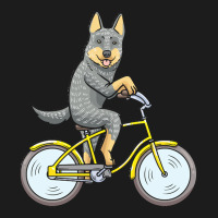 Australian Cattle Dog T  Shirt Australian Cattle Dog Dog With Bike T Hoodie & Jogger Set | Artistshot