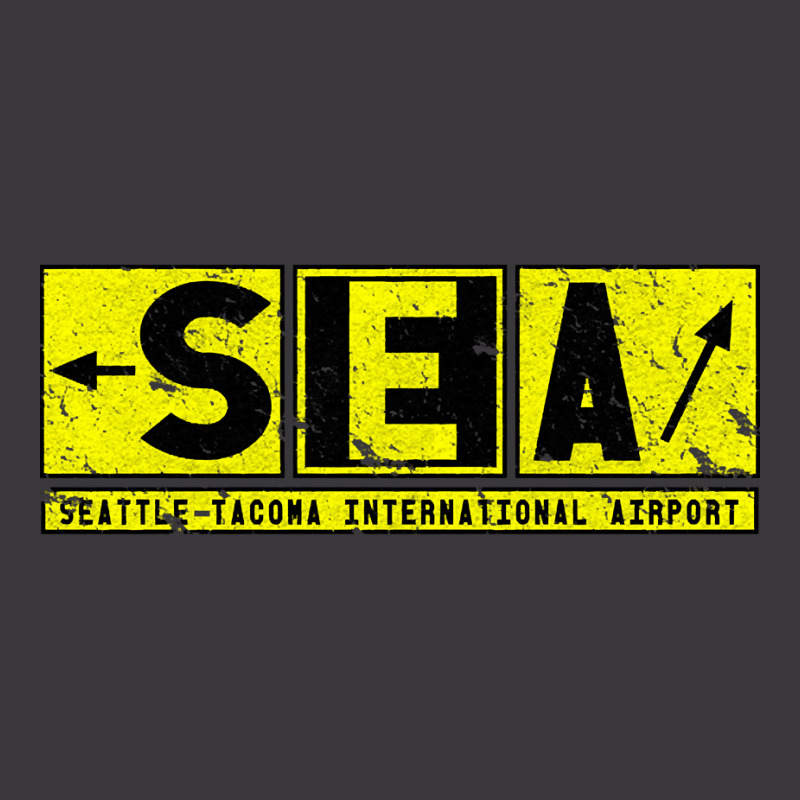 Sea Seatac Seattle Tacoma Airport Code Taxiway Sign Vintage Ladies Curvy T-Shirt by Jerhogen528 | Artistshot