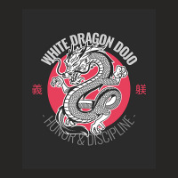 White Dragon Dojo Ladies Fitted T-shirt | Artistshot