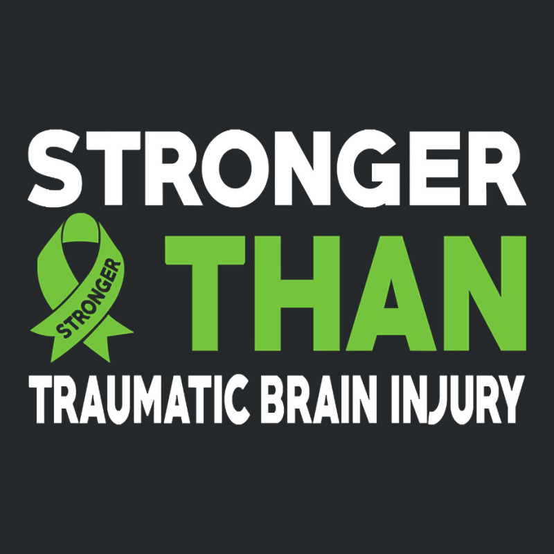 Stronger Than Traumatic Brain Injury Awareness Warrior Crewneck Sweatshirt | Artistshot