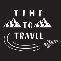 Time To Travel Air Plain Montaigne T-shirt | Artistshot