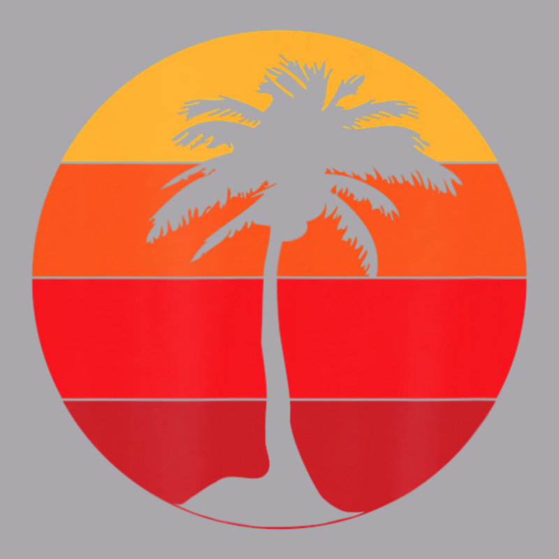 Pacific Ocean Beach Palm Tree Sun Retro Vintage Youth 3/4 Sleeve by yumgaugeteuda | Artistshot