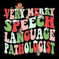 One Very Merry Speech Language Pathologist Slp Christmas T Sweatshirt V-neck Tee | Artistshot