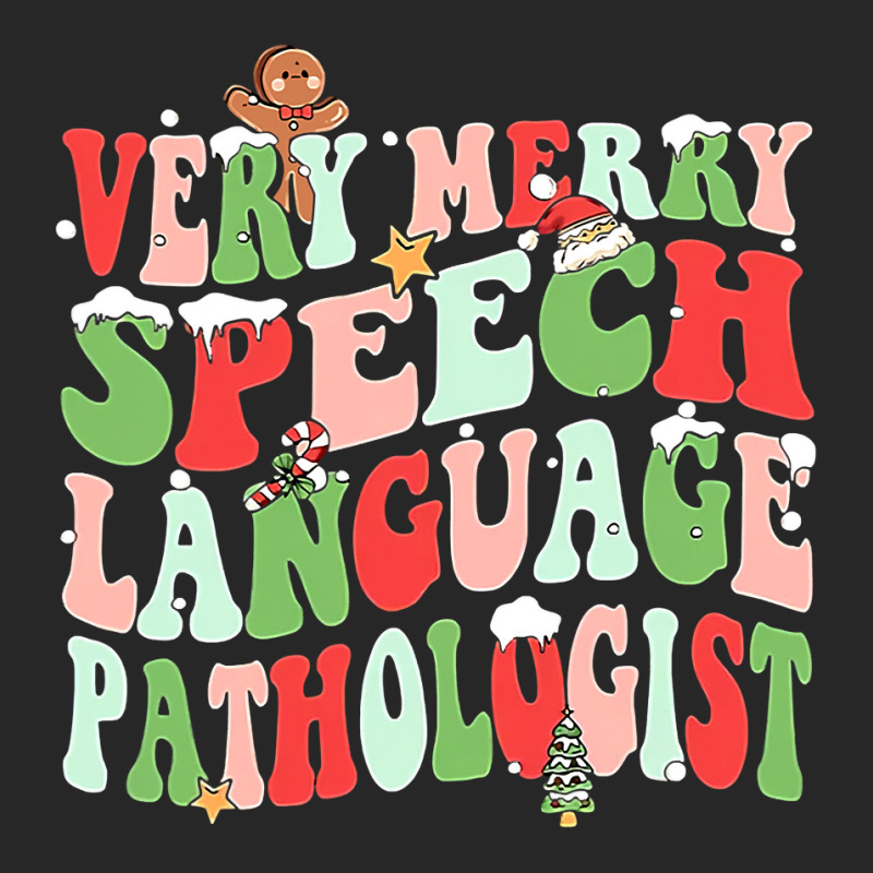 One Very Merry Speech Language Pathologist Slp Christmas T Sweatshirt Men's T-shirt Pajama Set by keishawnredner | Artistshot