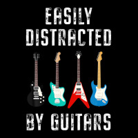 Vintage Music Easily Distracted Guitars String Instrument Baby Tee | Artistshot