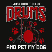 Pet Dog Drummer Drumsticks Gift Music Drums Scorecard Crop Tee | Artistshot