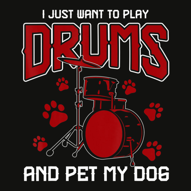 Pet Dog Drummer Drumsticks Gift Music Drums Scorecard Crop Tee by yumgaugeteuda | Artistshot