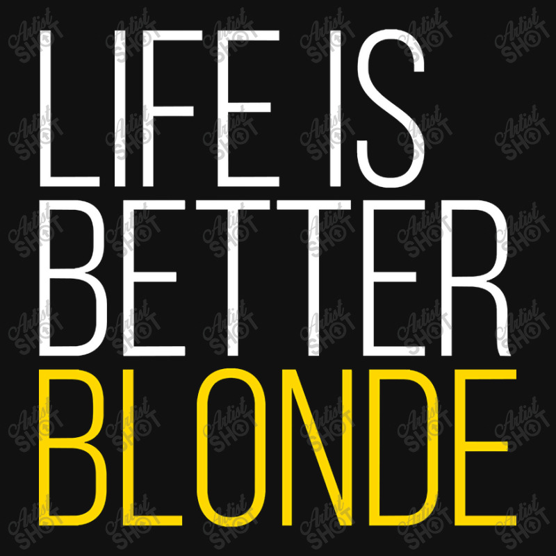 Life Is Better Blonde Graphic Youth T-shirt by Rios Arevalo | Artistshot