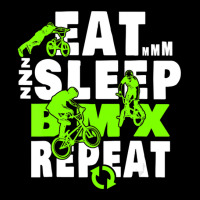 Eat Sleep Bmx Repeat Funny Bicycle Gift Motocross Baby Tee | Artistshot