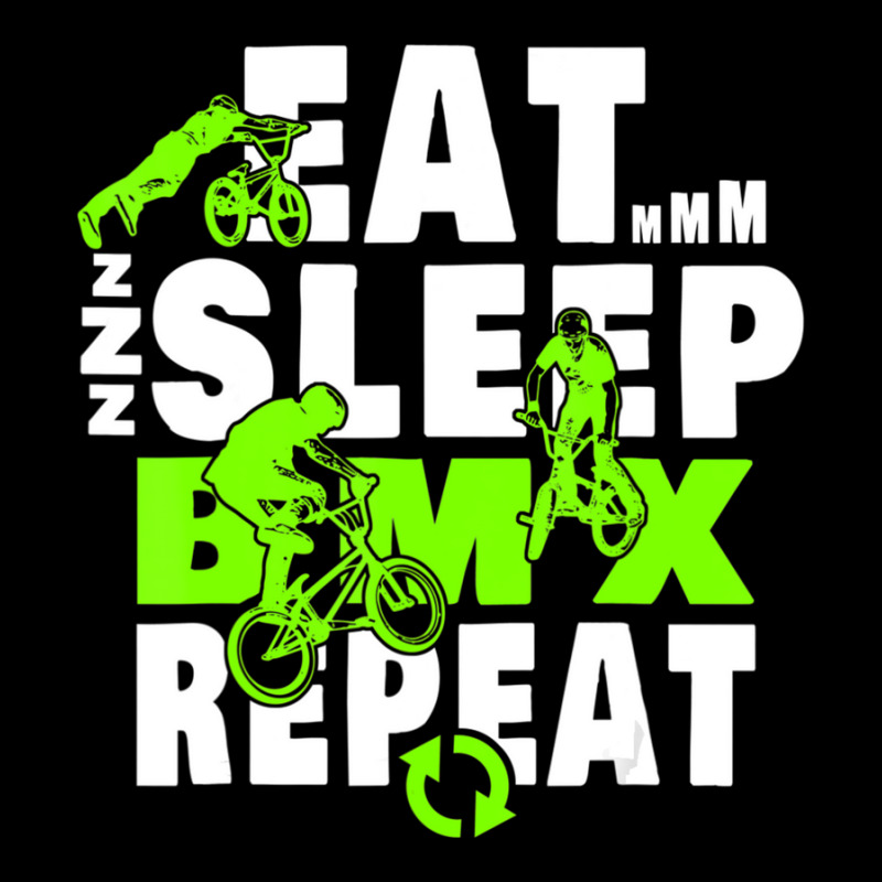 Eat Sleep Bmx Repeat Funny Bicycle Gift Motocross Youth Sweatshirt by femalesbaubles | Artistshot