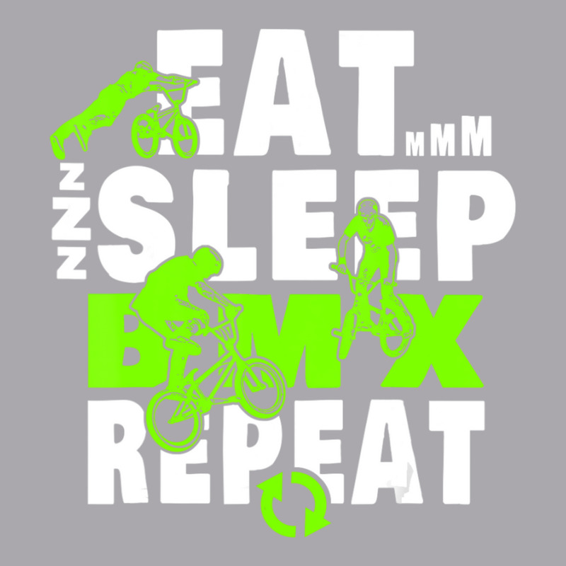 Eat Sleep Bmx Repeat Funny Bicycle Gift Motocross Youth 3/4 Sleeve by femalesbaubles | Artistshot