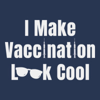 I Make Vaccination Look Cool Men Denim Jacket | Artistshot