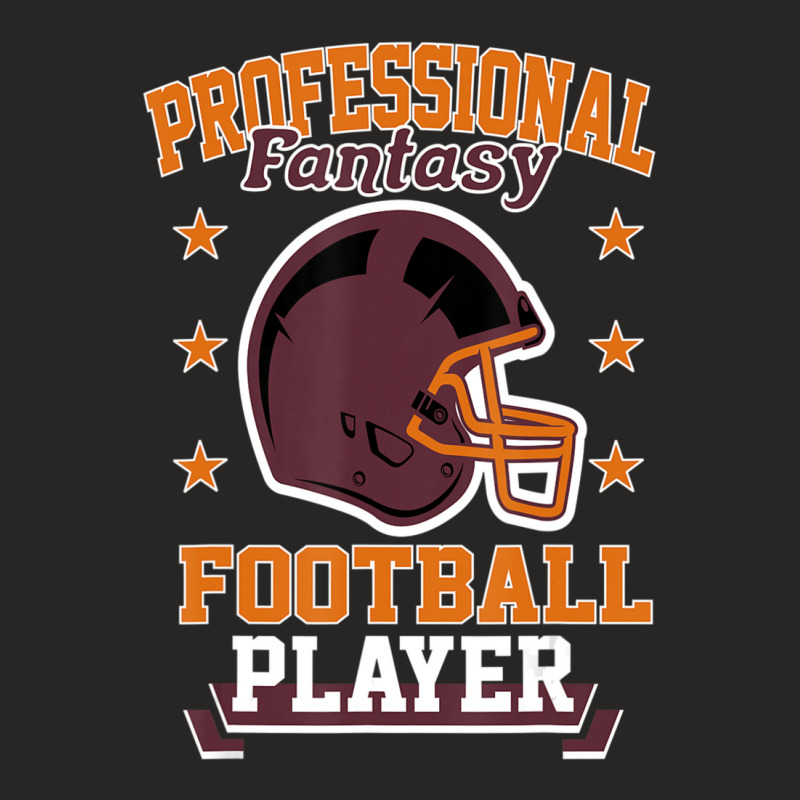 Pro Fantasy Football Player Retro Draft Party Ladies Fitted T-Shirt by yumgaugeteuda | Artistshot