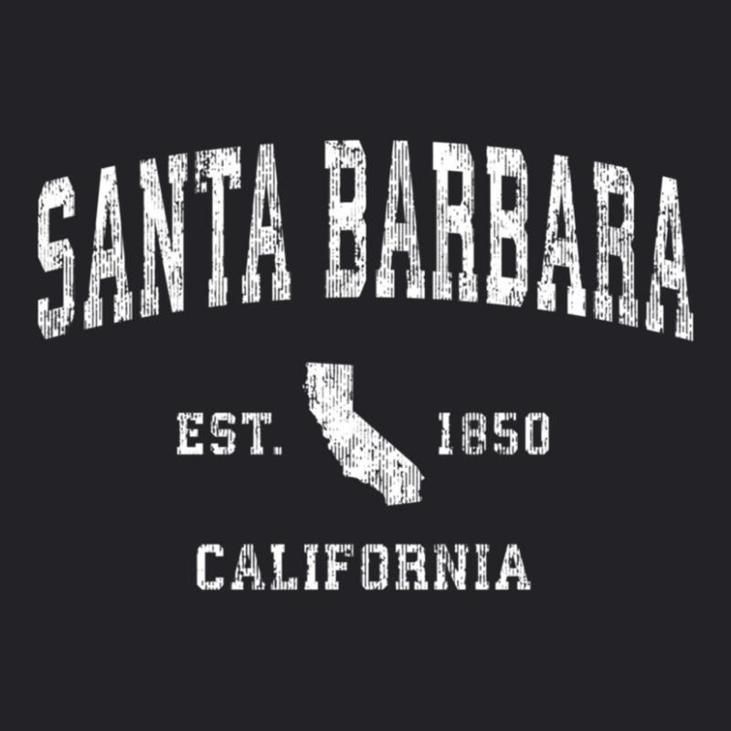 Santa Barbara California Ca Vintage Athletic Sports Youth Tee by bummercaught | Artistshot